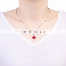 S925 Rose Gold Silver 100 Languages I Love You Projection Pendant Necklace thumbnail-2