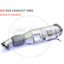 HMD Exhaust Manifold Downpipe for BMW B58 3 4 5 6 7 series 3.0T Car Accessories With Catalytic Converter Header Without cat pipe whatsapp008613189999301