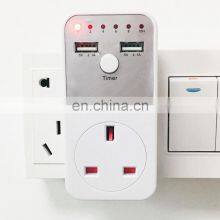 USB Countdown Timer Smart Time Setting Switch Timer Control Socket Smart Home Wall Table USB Charger Adapter Plug For Indoor Use thumbnail-5