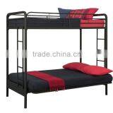 Childrens Cynthia Silver Metal Futon Bunk Beds thumbnail-6