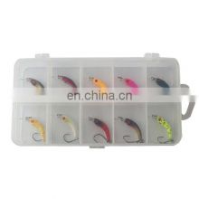 Mini Storage Case Flying Fishing Tackle Box Fishing Spoon Hook Bait Storage  ~