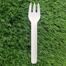 Eco Friendly Waterproof Paper Pulp Biodegradable Customized Disposable Kitchen Utensil Fork thumbnail-2