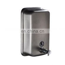 foam metal soap dispenser manual 500ml/1000ml shower Stainless Steel 304 Wall Mount Liquid home Bathroom Accessories