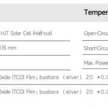 XXR High-Efficiency Solar Cell Ultra-high Conversion Efficiency G12-20BB Series Heterojunction (HJT) Solar Cell thumbnail-3