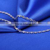 New Arrivals Funky Flat Wristed Chain Rhodium Plated Fashion Necklace Jewellery thumbnail-5
