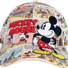 Mickey Mouse Comic Book Print Snapback Baseball Cap
