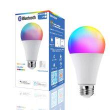 6Вт 10Вт 15Вт RGB LED умный светильник на 16 цветов с пультом ДУ E27 для домашнего освещения