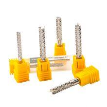 Solid Carbide 3.175/4/6mm Corn Teeth End Milling Machine CNC Circuit Board Carbon Fiber Cutting Tool With OEM Support thumbnail-3