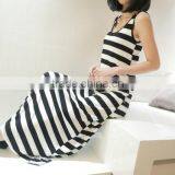 2014 Summer New Black Condole Belt Dress 100% Cotton Cheap Young Lady Dresses From China thumbnail-4