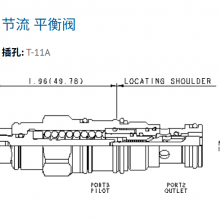 Domestic Hydraulic Valve With Throttling Function, Balance Valve Replacing SUN Counterbalance Valve CBBALHN thumbnail-4