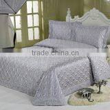 3 Pcs Gorgeous Jaquard Quilt Set In Grey Color thumbnail-1