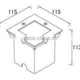 4X1W LED Recessed Stainless Steel Underground Light for Outdoor or Garden Decoratrion thumbnail-2