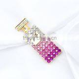 Delicate High Quality Perfume Bottle Brooch Diamond Brooch thumbnail-3