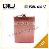 7oz Metal Stainless Steel Copper Painted Hip Flask