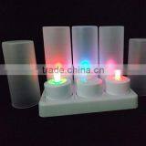 wholesale frickering flame flameless remote control tealight candle