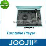 Three-Speed Portable Vinyl Turntable With Stereo Speakers thumbnail-2