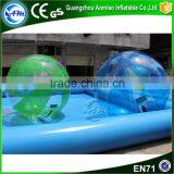 Funny Game Green and Clear Big Water Ball Inflatable,water Walking Ball Price thumbnail-4