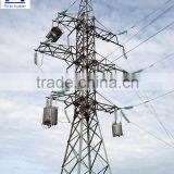 Galvanized 132kv Steel Power Transmission Line Tower thumbnail-1