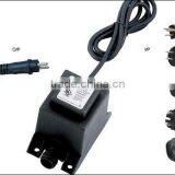 IP44/IP68 Waterproof AC/AC Adaptor UL/CUL/CE/GS/BS/SAA/PSE