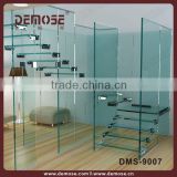 prefab glass pet stairs/railings for indoor stairs price