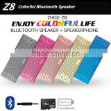 2016 Durable portable Pocket size Wireless Colorful Bluetooth Speaker