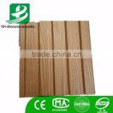 green eco-friendly wpc acoustic board for interior wall and ceiling decoration