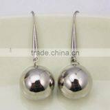 Fashion Gold Silver Rose Gold Earrings Stainless Steel Ball Dangle Pendant Earrings Quality Choice