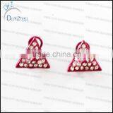 Hot Sale Rhinestone Earring Pink Earrings thumbnail-1