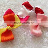 Two Color Popular Grosgrain Ribbon Bow,satin Gift Ribbon Bow Pre-made Bow thumbnail-6