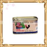 Canned chicken luncheon meat