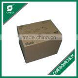 ACCEPT CUSTOM ORDER BROWN CORRUGATED CARDBOARD STORGE PACKING BOX WITH INSTRUCTIONS PRINTING thumbnail-2