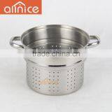 American Pasta Cooking Pot Stainless Steel Steamer Kitchen Pot thumbnail-5