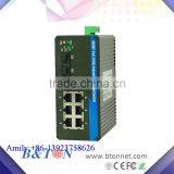 3*1000M SFP Slots, 6*RJ45 With POE, Gigabit PoE Managed Industrial Ethernet Switches