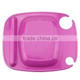 100% Melamine Plastic Wine Glass Holder Plate thumbnail-4