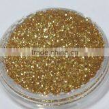 0.2mm Dark Gold Solvent Resistance UV Resistance Glitter Powder thumbnail-1
