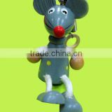 New unique Kids Wood Handmade Mouse Toy Doll