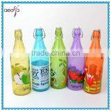 Fruit juice glass bottle food grade green glass bottle