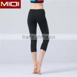 Wholesale Fitness Apparel Womens Capri Leggings in Plain Color thumbnail-3