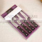 4PCS Clam Shell Package POM Serrated Steak Knife Set thumbnail-2