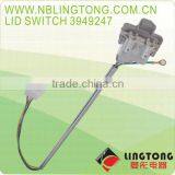 Whirlpool Spare Parts Opening a Whirlpool or Kenmore Direct Drive LID SWITCH 3949237 thumbnail-1