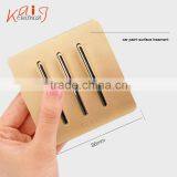 10a 250v Pust Button Wall Mounted Home Electric Switch 3 Gang 1 Way or 2 Way