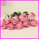 cheap wholesale wedding single stem silk artificial rose