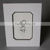 Promotional Gift Put 4x6" Insert Photos Frame Photo White Mat Board thumbnail-1