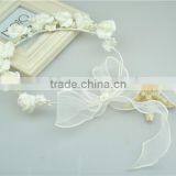 Fashion White Flowers Hair Accessory Indian Wedding Garland Tassel Garland New Style thumbnail-5