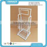 Convenient Promotional Flat Wire Basket Display Rack