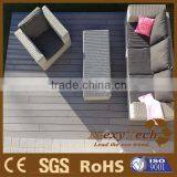 Euro Black/white Color Wood Plastic Composite Garden Decking thumbnail-2