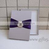 Custom Handmade Luxury Wedding Invitation Boxes for Sale thumbnail-6