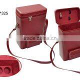 Hot Sale Leather Double Wine Bottle Holder thumbnail-1