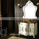 Solid Wood Carcase Material and Include Mirror Washroom Cabinet WTS228 thumbnail-4