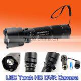 2015 New!!! 720P Flashlight Torch LED Hidden Camera flashlight DVR